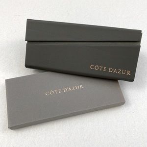 NIB Cote D’Azur Compact Folding Glasses Case